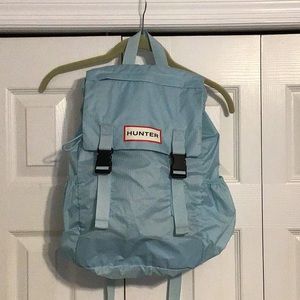 HUNTER Backpack Nylon light blue